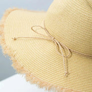 Frayed Brim Straw Hat Hats Styled Society xoxo