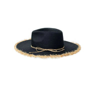Frayed Brim Straw Hat Hats Styled Society xoxo