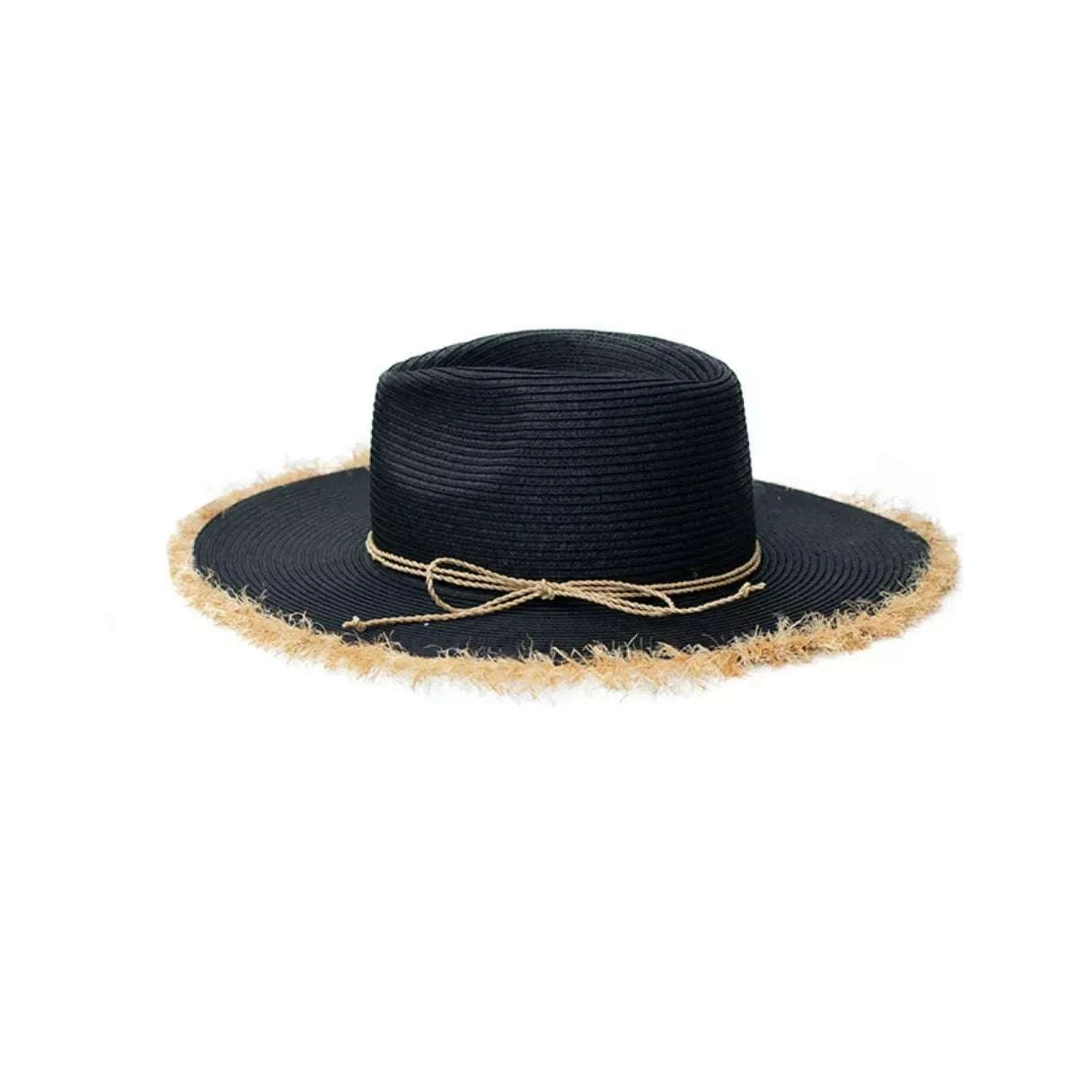 Frayed Brim Straw Hat Hats Styled Society xoxo